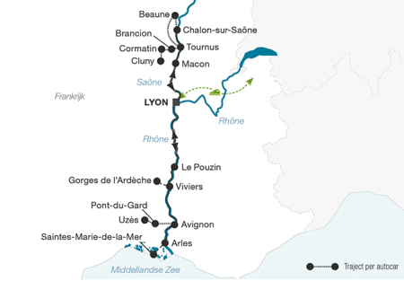 Cruise op de Rhône - Van de Bourgogne tot de Camargue