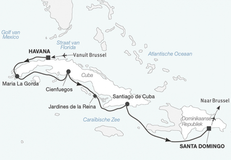 Cruise varen rond Cuba