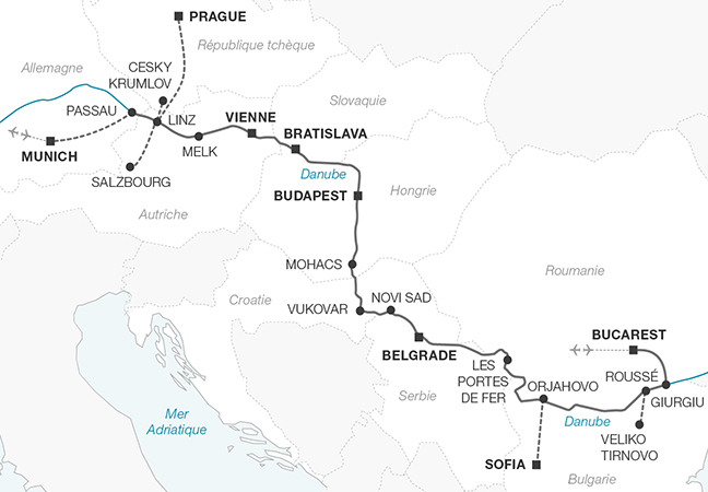 Croisière Au Fil du Danube, Vienne - Budapest, Les Portes de Fer